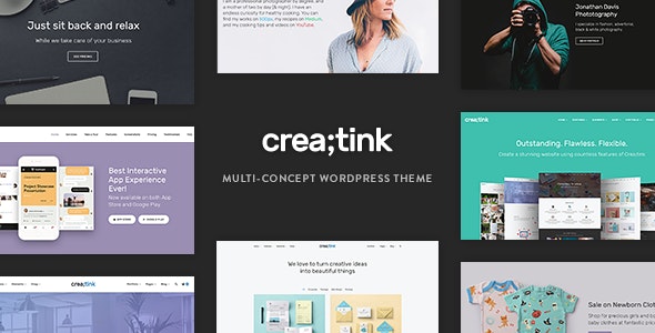 Creatink - Multi-Concept Responsive WordPress Theme latest version download
