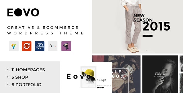 EOVO - Creative & eCommerce WordPress Theme