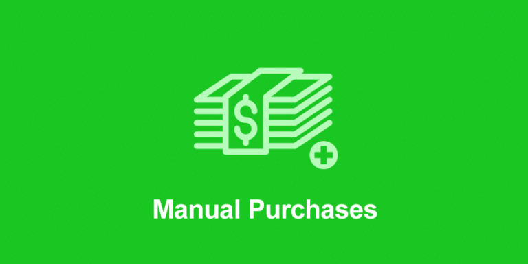 Easy Digital Downloads Manual Purchases Addon