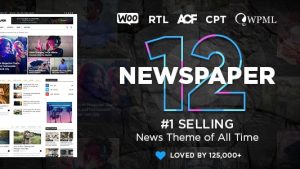 Newspaper 12 News & WooCommerce WordPress Theme