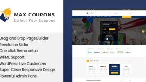 Max Coupons Couponry & Deals WordPress Theme