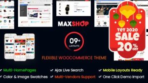 Maxshop Top Multipurpose WordPress Theme for WooCommerce