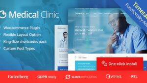 Medical Clinic Doctor and Hospital Health WordPress Theme