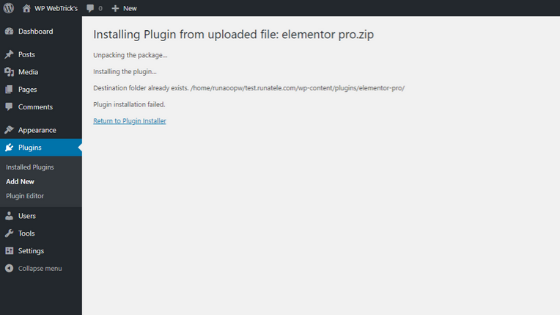 WordPress won’t allow you to install a theme or plugin that is already installed on your site