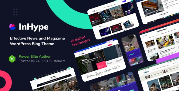 InHype Blog & Magazine WordPress Theme