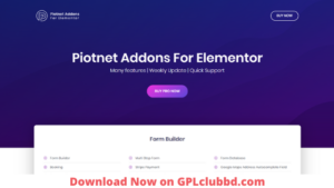Piotnet Addons Pro For Elementor