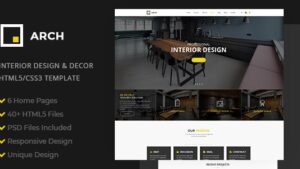 Arch Interior Design and Decor HTML5 Template