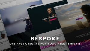 Bespoke One Page Creative HTML Template