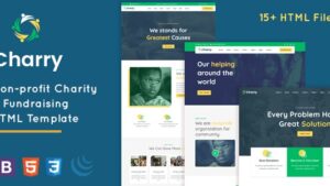 Charry NonProfit Charity & Fundraising HTML Template