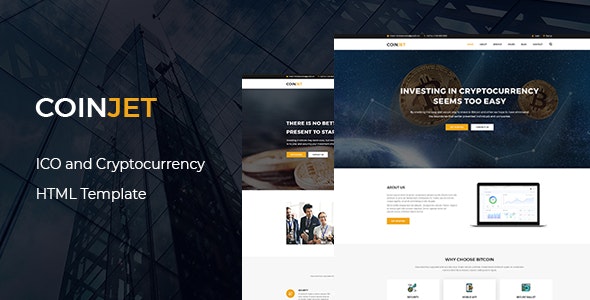CoinJet Bitcoin & Crypto Currency HTML Template