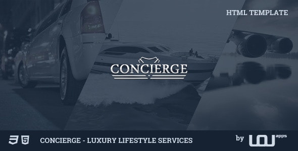 Concierge Luxury Lifestyle Services HTML