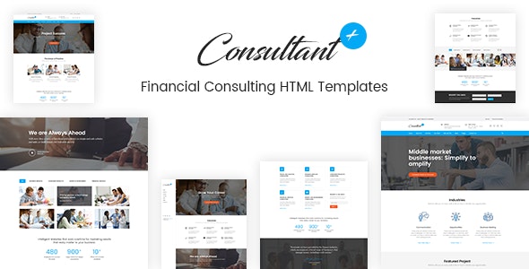 Consolution Financial Consulting HTML Templates