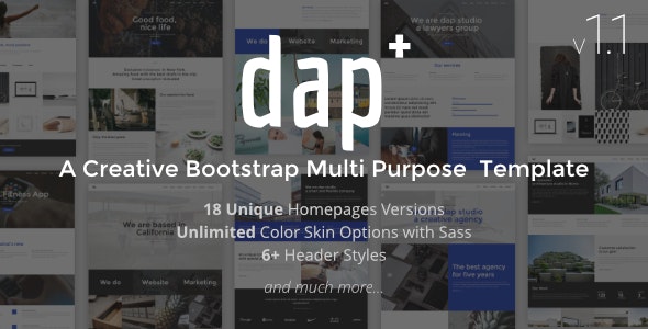Dap Creative MultiPurpose HTML Template