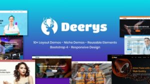 Deerys Responsive Multi-Purpose HTML Template