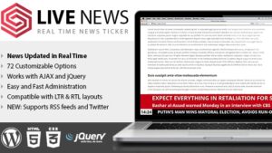 Live News Real Time News Ticker