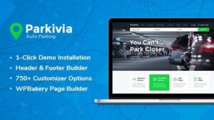 Parkivia Auto Parking & Car Maintenance WordPress Theme