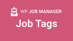 WP JOB MANAGER Job Tags Addon