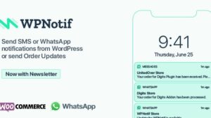 WPNotif WordPress SMS WhatsApp Message Notifications
