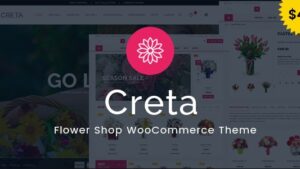 Creta Flower Shop WooCommerce WordPress Theme