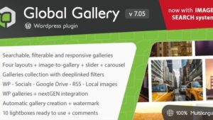 Global Gallery Wordpress Responsive Gallery