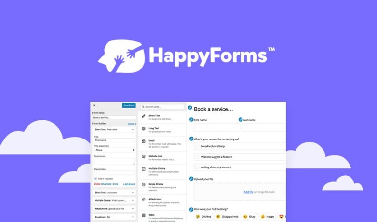 HappyForms Pro Drag and Drop Contact Form Builder