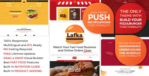 Lafka WooCommerce Theme for Burger & Pizza Delivery