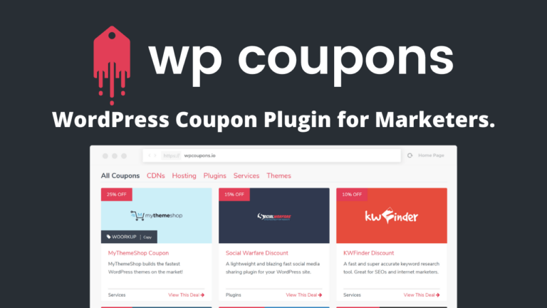 WP Coupons WordPress Coupon Plugin for Marketers.