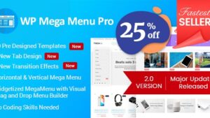 WP Mega Menu Pro Responsive Mega Menu Plugin for WordPress