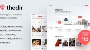 TheDir Listing & Directory HTML Template