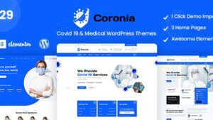 Coronia Covid 19 & Medical WordPress Themes