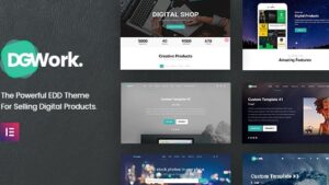 DGWork Responsive Digital Shop & Market Easy Digital Downloads Theme