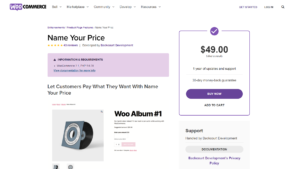 WooCommerce Name Your Price