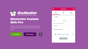 Elementor Custom Skin Pro
