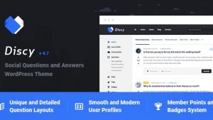 Discy Social Questions and Answers WordPress Theme