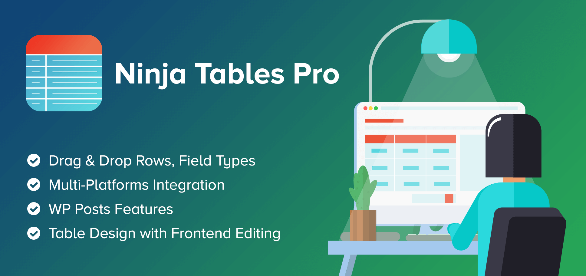 Ninja Tables Pro The Fastest and Most Diverse WP DataTables Plugin