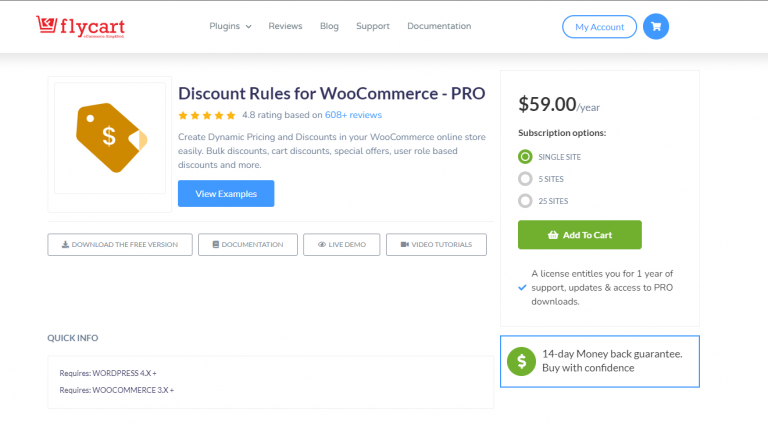 Discount Rules for WooCommerce Pro latest version download